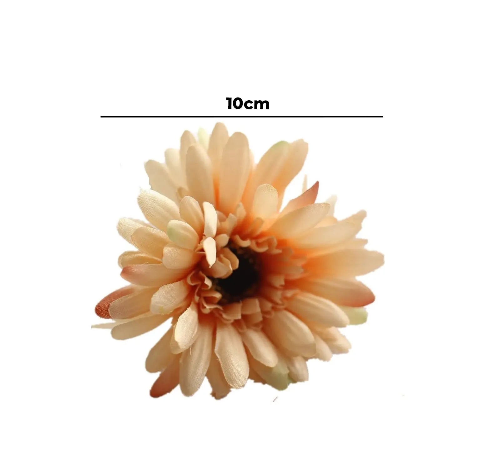 PEACH DAISY ARTIFICIAL FLOWER 10CM