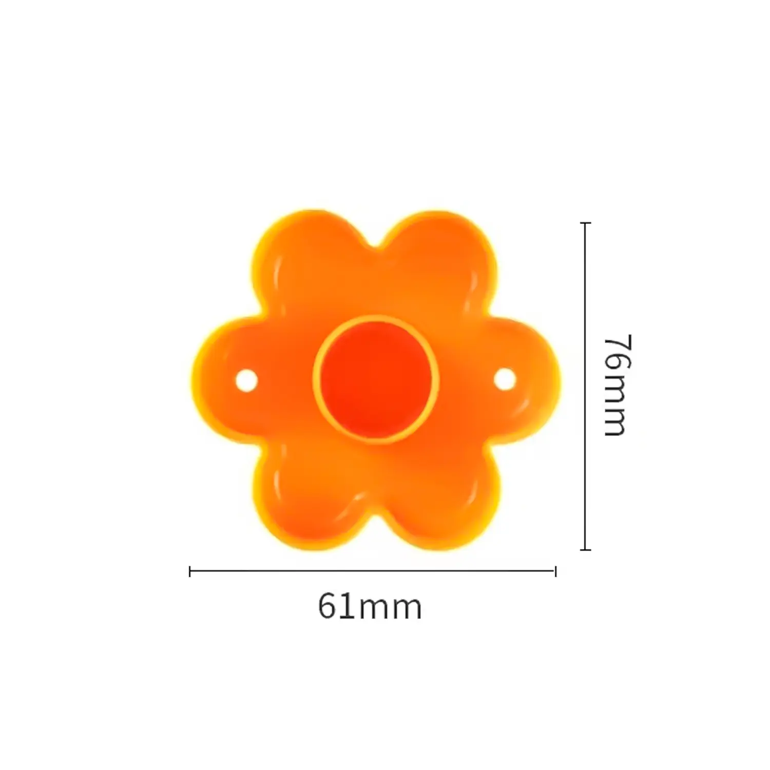 PLASTIC FLOWER SHAPED DOUGHNUT CUTTER