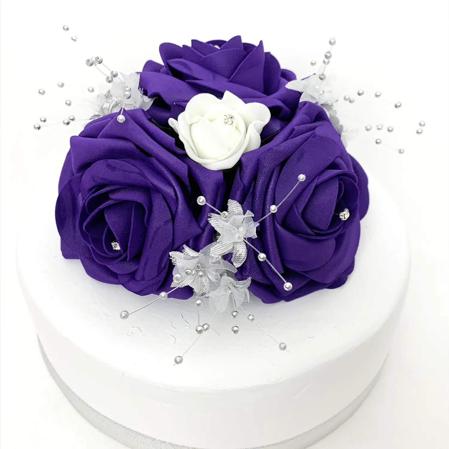 PURPLE ARTIFICIAL ROSE FLOWER