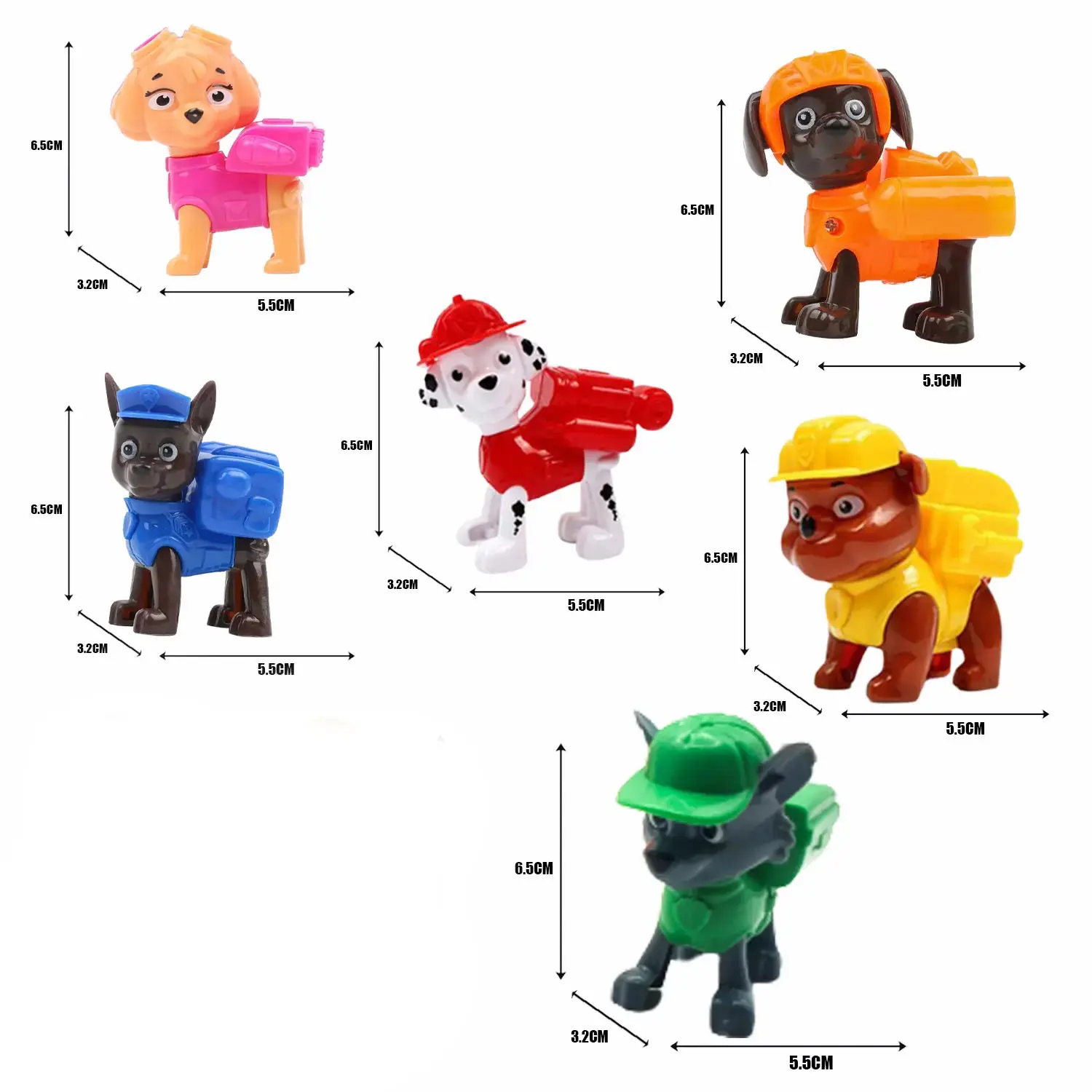 PAW PATROL TOPPER SET