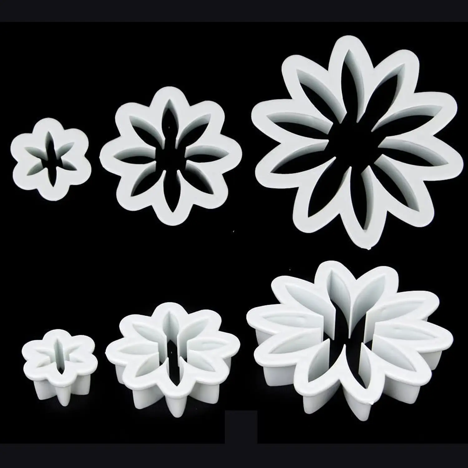 SET OF 3 GERBERA DAISY FLOWER CUTTER