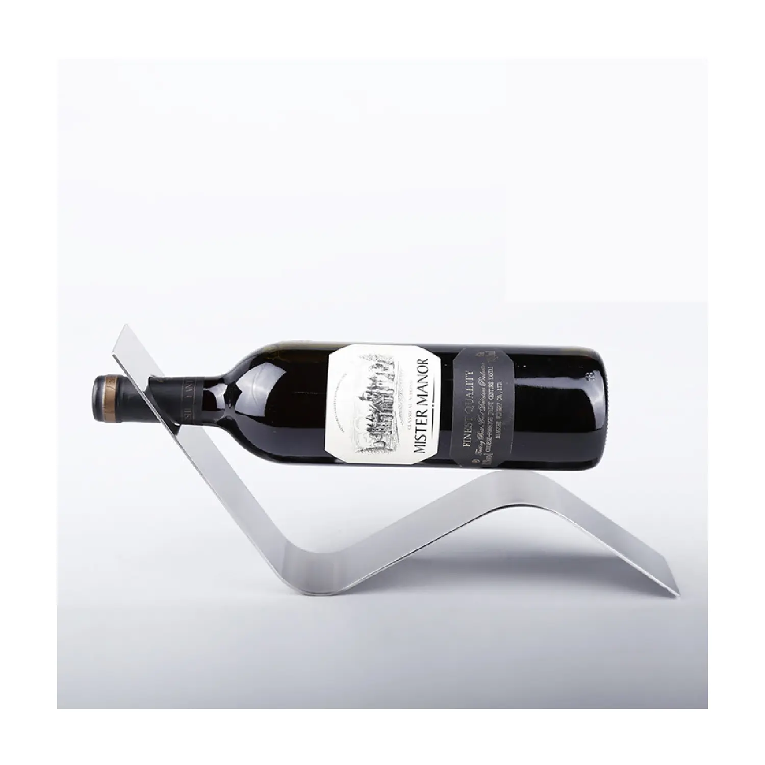 STAINLESS STEEL S SHAPED WINE HOLDER