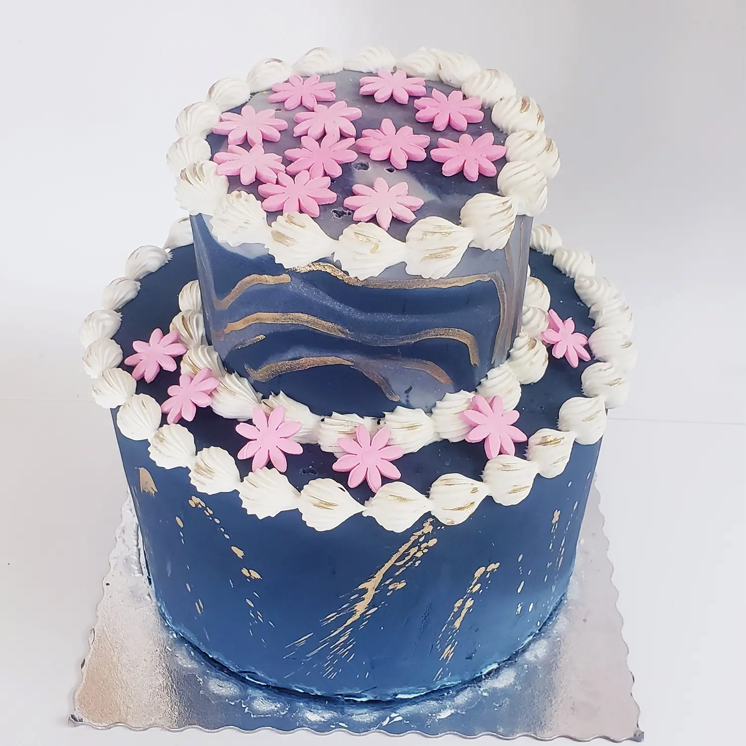 SUPER CAKES DAISY FLOWERS BABY PINK