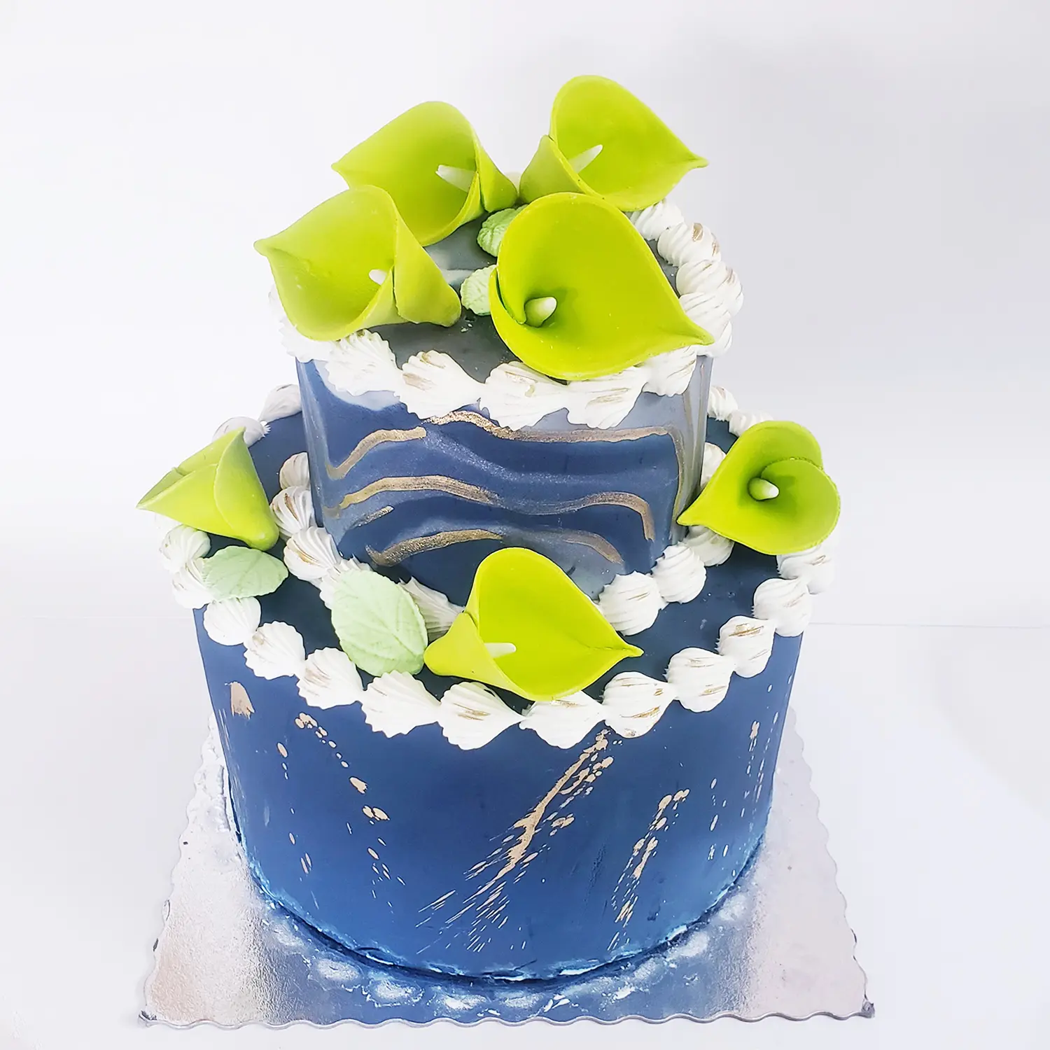 SUPER CAKES LILLIES FLOWERS LIME GREEN