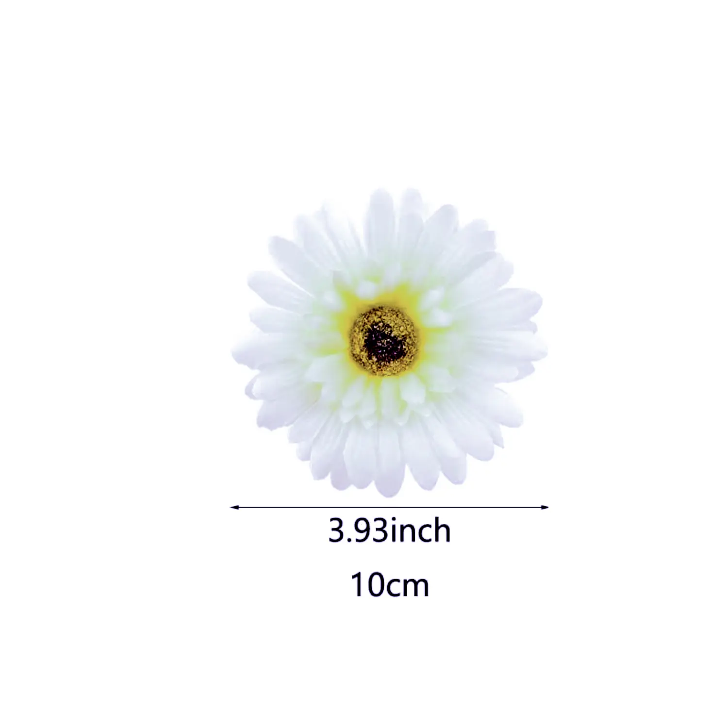 WHITE DAISY ARTIFICIAL FLOWER 10CM